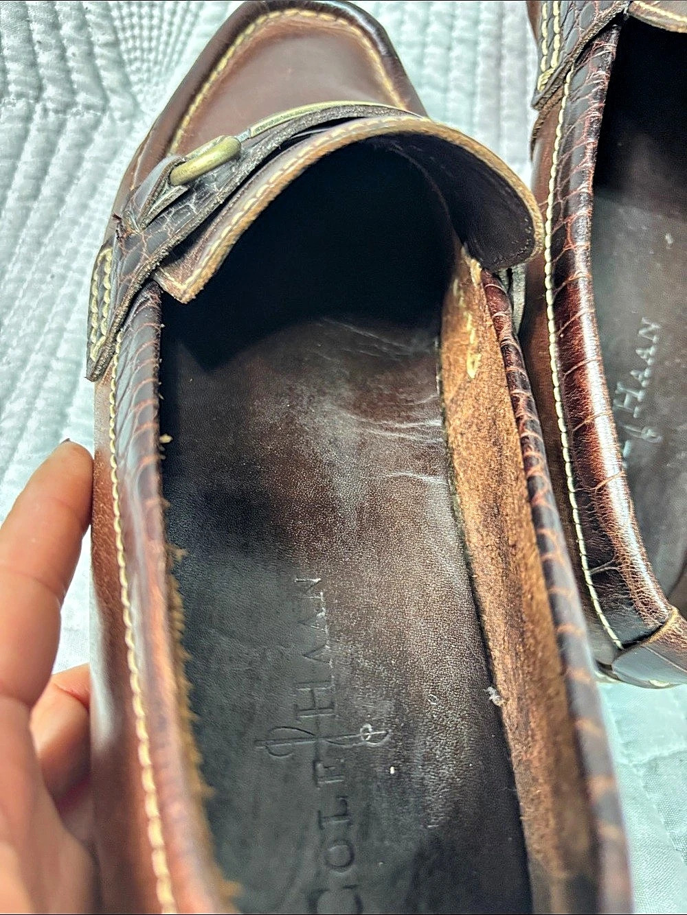 Cole Haan Air Madison Leather Loafers Brown US 9M - Picture 6 of 10